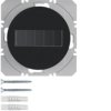 BERKER R.1/R.3 KNX RF Przycisk radiowy pojedynczy płaski z baterią słoneczną czarny 85655131 HAGER
