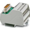 Transfer module, 15 pole, 2.5 A, 24 V, 2322155, VIP-2/SC/D15SUB/M/LED