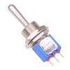 5237MAB APEM (On)-Off-(On) Momentary 12mm Miniature Toggle Switch SPDT