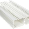 Wiring duct, (L x W x H) 1.8 m x 183.4 x 79.2 mm, PVC, white, DRD33WH6