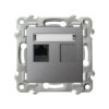 SZAFIR Gniazdo komputerowe pojedyncze, kat. 5e MMC szary mat GPK-1Z/K/m/70