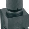 Pushbutton, 1 pole, black, unlit , 0.5 A/60 V, IP50, 1852.6231