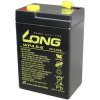 Long WP4.5-6 Battery: 6V 4.5Ah AGM Compact Low Self-Discharge