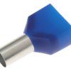 Końcówka tulejkowa izolowana 2 x 16mm² długość 14mm Niebieski średnica 8.7mm Izolowane RS PRO