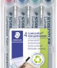Marker do folii Staedtler Lumocolor® 316 WP4 czerwony, niebieski, zielony, czarny