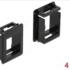 86761 Keystone holder for case, 4 pieces, black