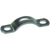 Strain relief clamp, two lobe, max. bundle Ø 9 mm, steel, galvanized, silver, (L x W x H) 31 x 8 x 4 mm, 1437038