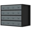 Sealey APMRM5 Modular Storage Mid Unit 16 Small Drawers 580mm