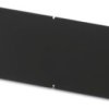 Side panel, PC, (W x H x D) 166 x 59.4 x 2 mm, black, for enclosure half shells, 2203382