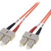 Patch Cord Światłowodowy Om2 Sc/Upc,Z Obu Stron 2M Lszh Dk-2522-02