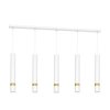 Lampa wisząca JOKER WHITE/GOLD 5xGU10 MLP6122 Milagro