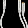 S-ACA012 sonero 3.5mm to 2x 3.5mm Headset Audio Adapter Cable, white, 0.2