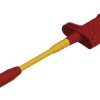 Clamp test probe, red, max. 3.5 mm, L 162 mm, CAT O, socket 4 mm, 972307101