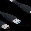 82908 Delock USB 3.0 A plug > USB 3.0 A plug + USB 2.0 A plug cable