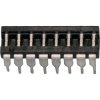 Jumper, pitch 2.54 mm, 100 V, 1.5 A, tin-plated, black, CAB 3 8 03 Z
