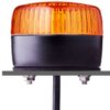 Lampa sygnalizacyjna LED 24 V AC/DC Multi stroboskopowy Pomarańczowy Montaż na podstawie LED