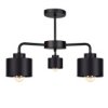 Lampa Sufitowa Nowoczesna 3 Xe27 Simply Black