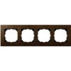MERTEN M-ELEGANCE drewno ramka 4 poczwórna orzech MTN4054-3473 SCHNEIDER ELECTRIC