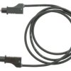 Przewód pomiarowy 2117-100N, 36A, 30 → 60V, kolor: Czarny, dł. 1m, Electro PJP