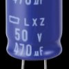 ELXZ500ETE471MK20S Elko radial, 470 µF, 50 V, 105°, Low ESR, 12.5x20 mm, RM 5