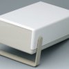 ABS flat enclosure, (L x W x H) 189 x 110 x 60 mm, gray white (RAL 9002), IP40, A9040165