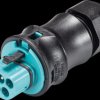 96.052.4053.6 Connector RST Classic 20i5, plug turquoise blue