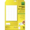 Sigel LA204 Paper Pads Labels white rectangular self-adhesive removable