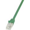 LogiLink CP2035U RJ45 Patch Cable CAT 6 U/UTP 1.00m Green with Detent 1 pc(s)