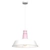 Lampa Wisząca Enzo White/Pink 1Xe27 Mlp7979 Milagro