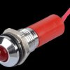 Q8P3CXXR24E Indicator LED, 24 V DC, 8 mm, wired, red/BrC