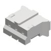 EDAC Obudowa złącza pin żeńskiego na kabel Ilość pinów 3 Wymiary siatki: 2 mm 140-503-210-011 1 szt.