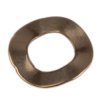 Podkładka zabezpieczająca do śruby M4, falista wew 4.36mm Miedź zew 7.99mm