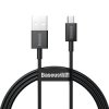 Kabel USB/MicroUSB BASEUS 1m 2A Black CAMYS-01