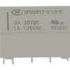 Przekaźnik sygnału, 12V dc, 3 A, DPDT, 2-polowy, montaż PCB, Hongfa Europe GMBH HFD2
