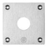 Płyta czołowa z nawiertami, XAP-E, metalowa, 1 otwór XAPE301