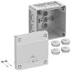 Skrzynka przyłączeniowa Spelsberg Abox Pro 025-L, IP66, IP67, IP69, (D x S x W) 92 x 92 x 60 mm, szary, 1 szt.