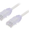 UTP28X0.5MGR Patch cord TX6A-28™,U/UTP 6a drut Cu LSZH zielony 0,5m 28AWG