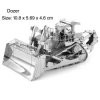 Metal 3D Puzzle - Dozer Bulldozer