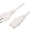Kabel: 3X1mm2, Cei 23-50 (L) Wtyk,Iec C13 Żeński, 5M Lt-319+501 H05vv-F 3X1.0...