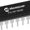 Mikrokontroler Microchip PIC16 PDIP 14-pinowy Montaż na płytce drukowanej PIC16 28 KB 8bit 64MHz Flash