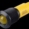 Q16P1BXXY24E Indicator LED, 24 V DC, 16 mm, FASTON, yellow/BlC