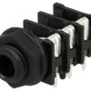 Złącze Jack 6,3mm, żeńskie, gniazdo, kątowe 90, stereo ACJS-PHOP