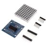 10szt MAX7219 Moduł LED Moduł Wyświetlacz Dot Matrix Mikrokontroler MAX7219 zestaw do samodzielnego montażu