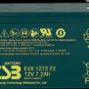 EVX1272F2 lead-acid battery, 7,2 Ah, 12 V, deep cycle