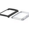 Bopla BOV 2114 FO-9005 - OT G-SILC (48326450.SILC) - przezroczysta pokrywa BoVersa typu transparent z otwartym czarnym design co