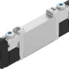 Zawór elektromagnetyczny Festo 5/3 zamknięte Jednostki metryczne Elektryczny 10 bar 5 portowy VUVG-B10-P53C-ZT-F-1R8L