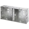 Dencon 8853NB Dual Metal Back Box 35mm