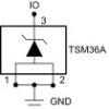 36-V, 1-kV/42-Ω TVS surge protection diode with 57-V clamping