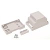 ABS DIN rail enclosure, (L x W x H) 89.2 x 53.3 x 65.1 mm, light gray (RAL 7035), BYB-3-90H0080