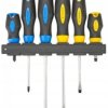 Wkrętaki 5x38mm 5x100mm 6,5x150mm PH1x100mm PH2x38mm PH2x150mm z wieszakiem (zestaw 6 szt.) 39D886